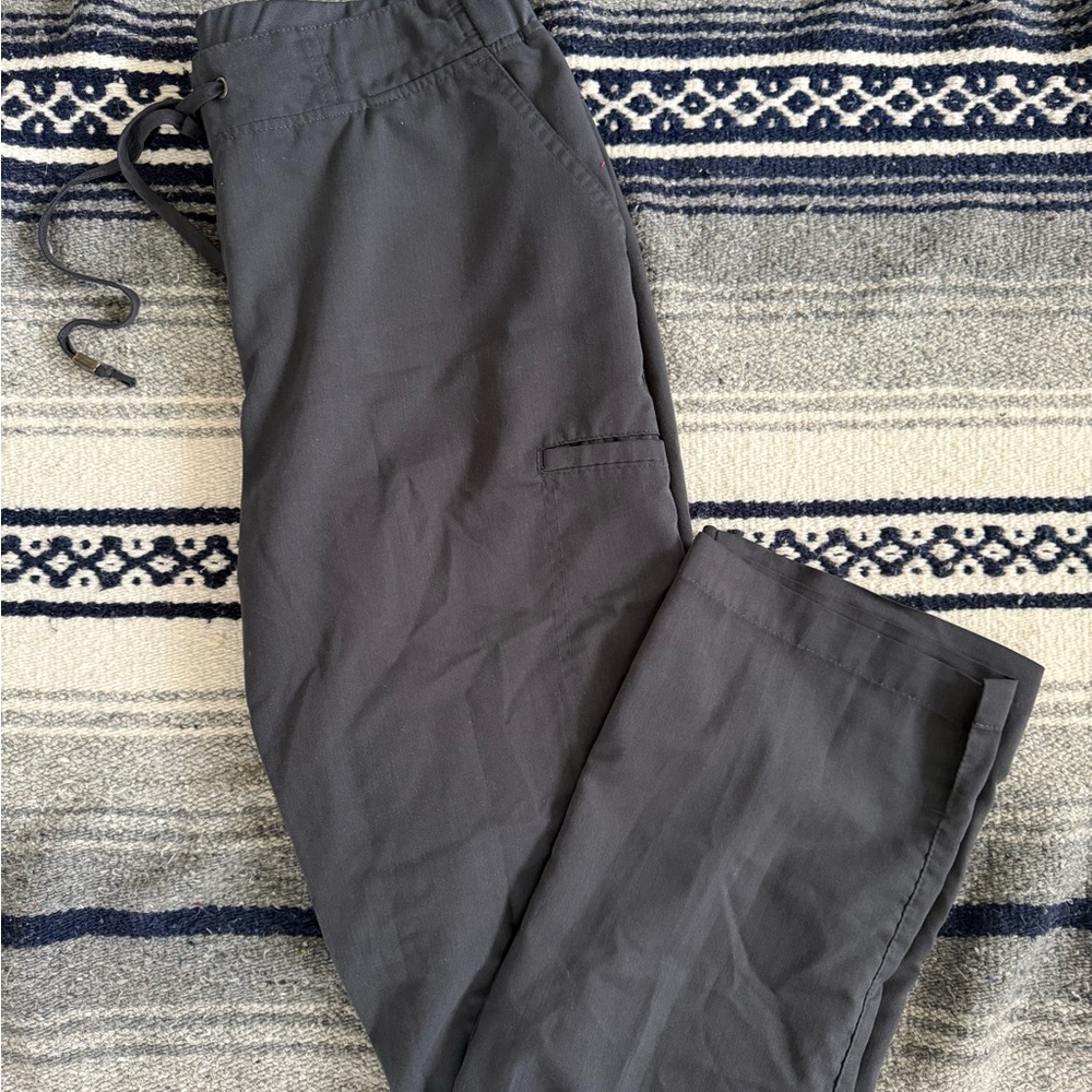 Grey Anatomy Pewter Grey Straight Leg Scrub Bottoms Size Medium